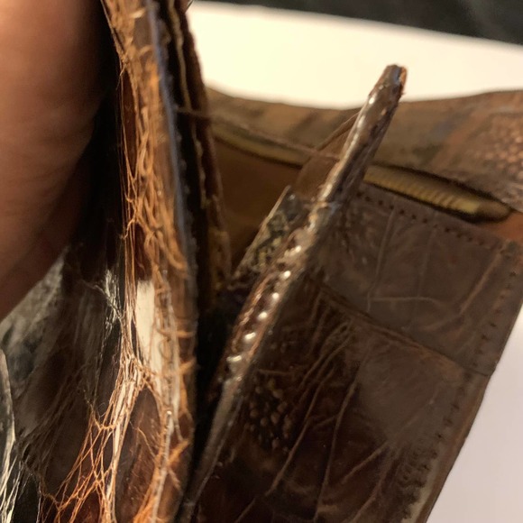 Industry Argentina Vintage Genuine Alligator Leather Clutch - Picture 11 of 12